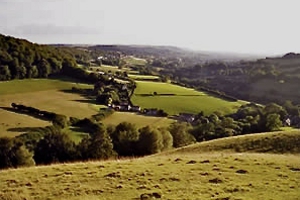 view of farm from swifts hill