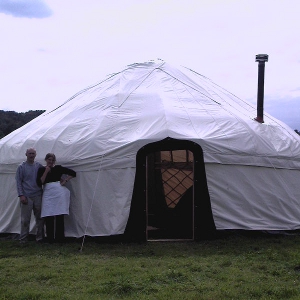 yurt with dubious(!) people